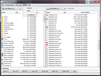 Java File Manager screenshot 2