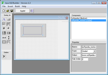 Java GUI Builder screenshot