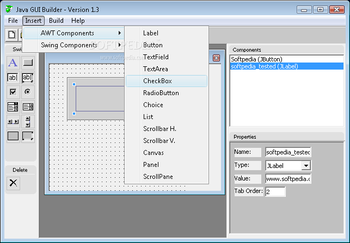 Java GUI Builder screenshot 2