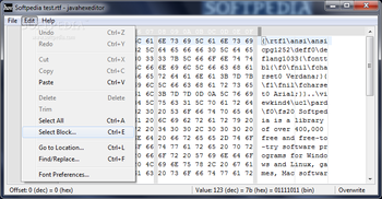 Java Hex Editor screenshot 2