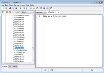 Java Notepad screenshot