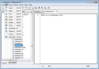 Java Notepad screenshot 2