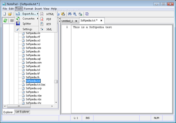 Java Notepad screenshot 3