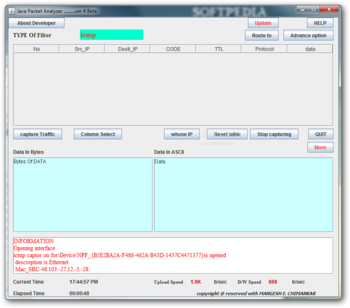 Java Packet Analyzer screenshot 3