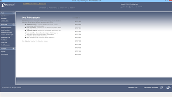 Java SE 7 OCP Training Lab screenshot