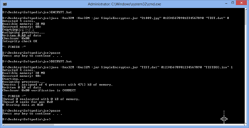 Java Simple Encryptor screenshot