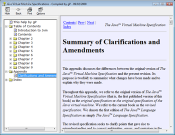 Java Virtual Machine Specifications screenshot