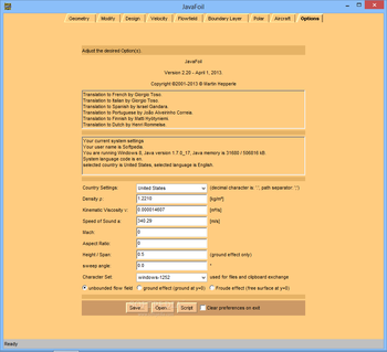 JavaFoil screenshot 9