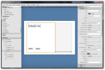JavaFX Scene Builder screenshot