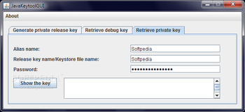 JavaKeyToolGUI screenshot 3