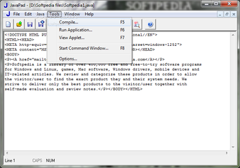 JavaPad screenshot 5