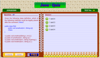 JavaQuiz screenshot 4