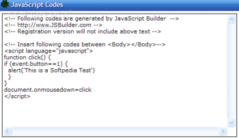JavaScript Builder screenshot 2