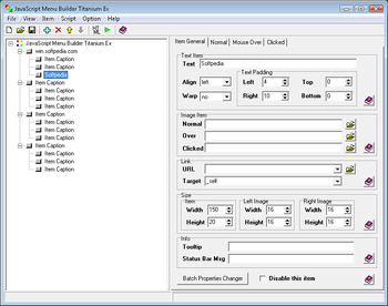 JavaScript Menu Builder Titanium Ex screenshot 3