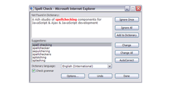 JavaScript Spell Check screenshot 2