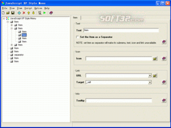 JavaScript XP Style Menu screenshot 2