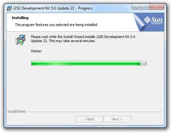 JavaTM 2 Platform Standard Edition Development Kit screenshot