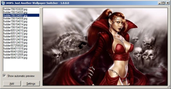 JAWS: Just Another Wallpaper Switcher screenshot