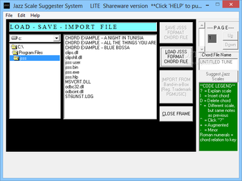Jazz Scale Suggester System Lite screenshot 2