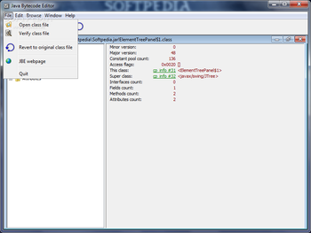 JBE - Java Bytecode Editor screenshot 2