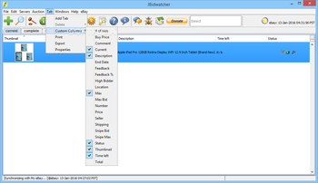 JBidWatcher screenshot 6