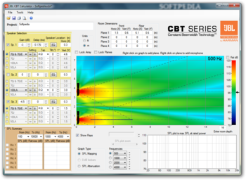 JBL CBT Calculator screenshot