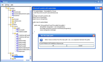 JCavaj Java Decompiler screenshot 3