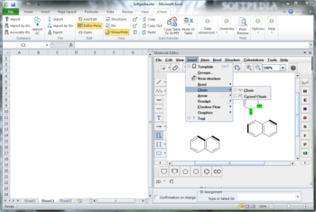 JChem for Office (formerly JChem for Excel) screenshot 2
