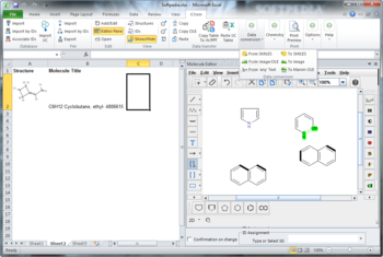 JChem for Office (formerly JChem for Excel) screenshot 8