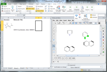 JChem for Office (formerly JChem for Excel) screenshot 9