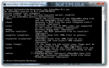 JChordBox screenshot