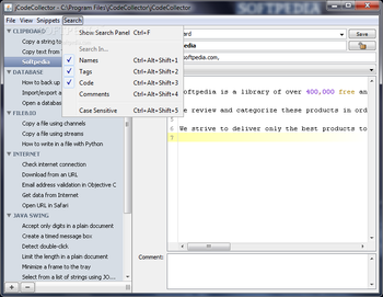 jCodeCollector screenshot 4
