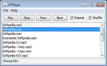 JCPlayer screenshot