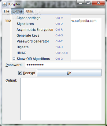 JCrypter screenshot 2