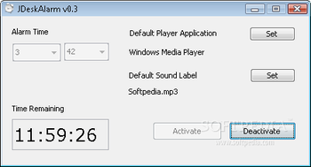 JDeskAlarm screenshot