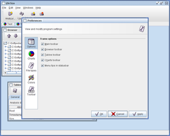 jDirSize screenshot 5