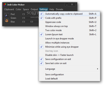 Jedi Color Picker Portable screenshot 4