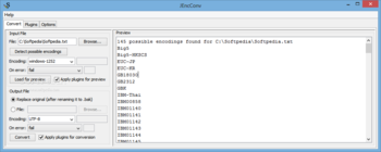 JEncConv screenshot