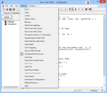 Jens' File Editor screenshot 5
