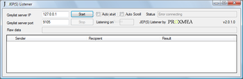 JEP(S) Greylist screenshot 3