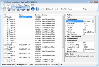 Jesterware DVD Ripper Professional screenshot 4