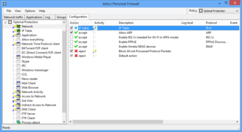 Jetico Personal Firewall screenshot 6