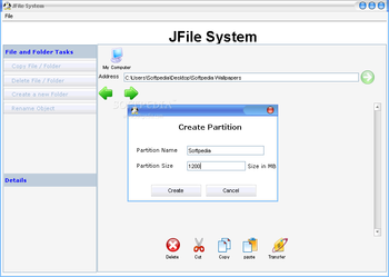 JFile System screenshot 3
