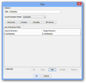JFileSync screenshot 2