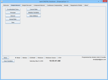 jFinancialCalc screenshot