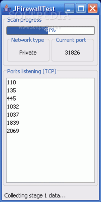 JFirewallTest screenshot