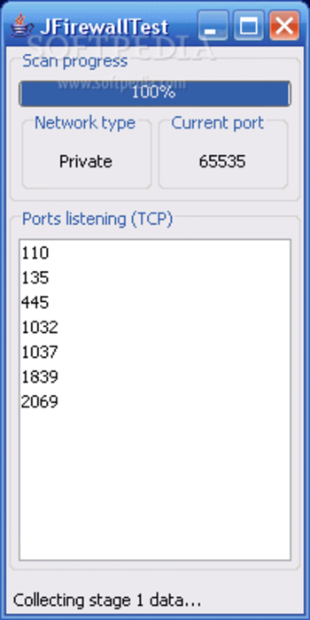 JFirewallTest screenshot 2