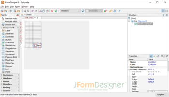 JFormDesigner screenshot