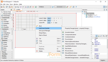 JFormDesigner screenshot 2