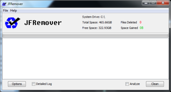 JFRemover screenshot